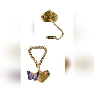 -SOLD-Wicked Glinda For Good Crown Straw Topper & Charm Set For Stanley Tumblers